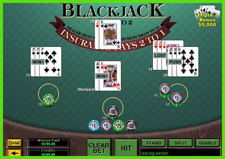 Multi Spot Blackjack